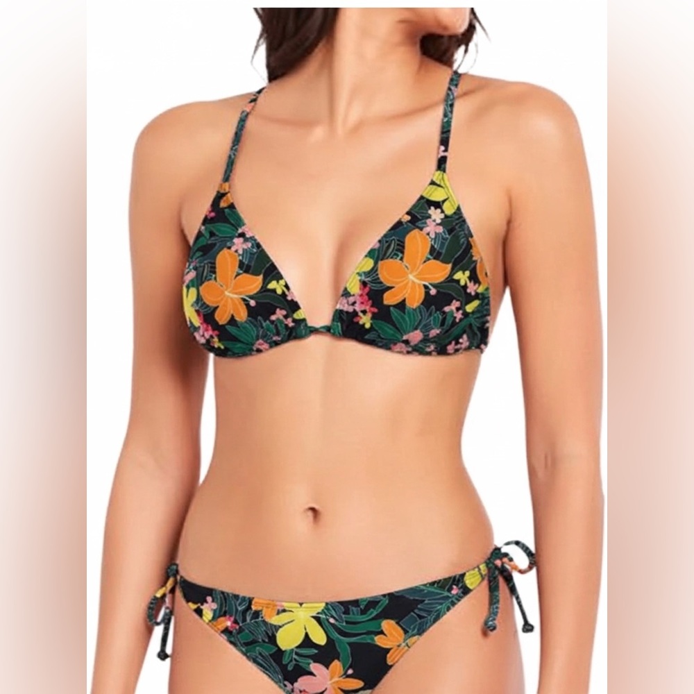 2pc Tropical String Bikini Swim Suit